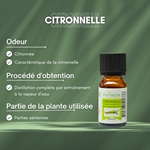 Huiles Essentielles Citronnelle - 10 ml