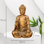 Statue Bodhi Or - H 19cm