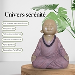 Statuette Bouddha SB2 <br/> Bébé Rose en méditation