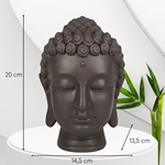 Tête Bouddha 20cm SBM7
