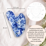 1 Gua Sha en Sodalite Bleue + Housse