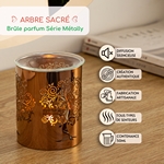 Brûle parfum Série Métally <br /> Arbre Sacré